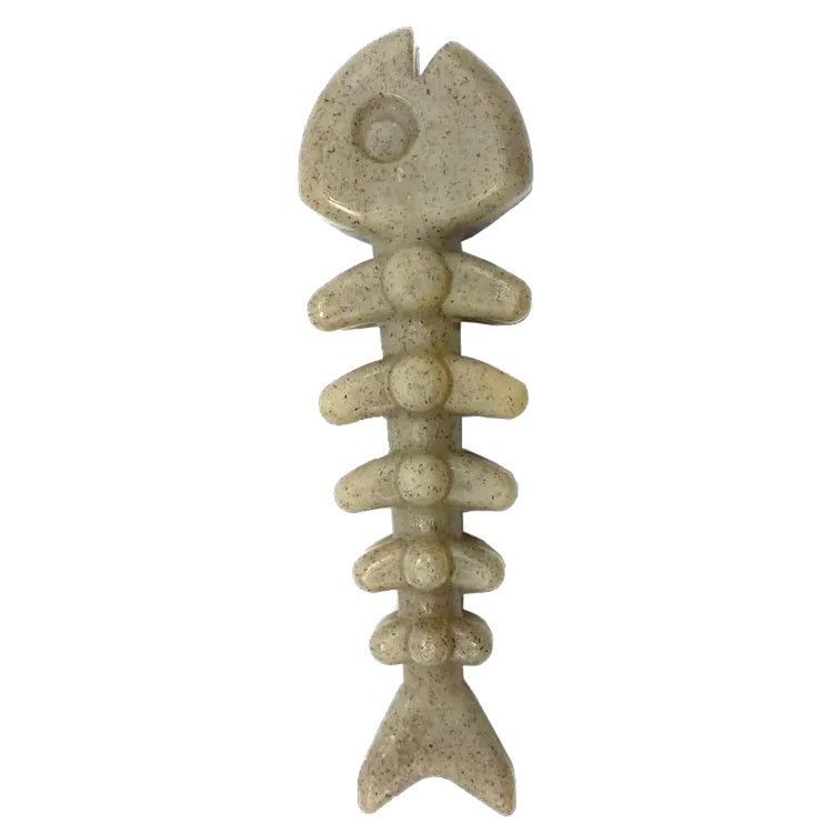 SodaPup Fish Bone bitleksak nylon lila hårdtugg