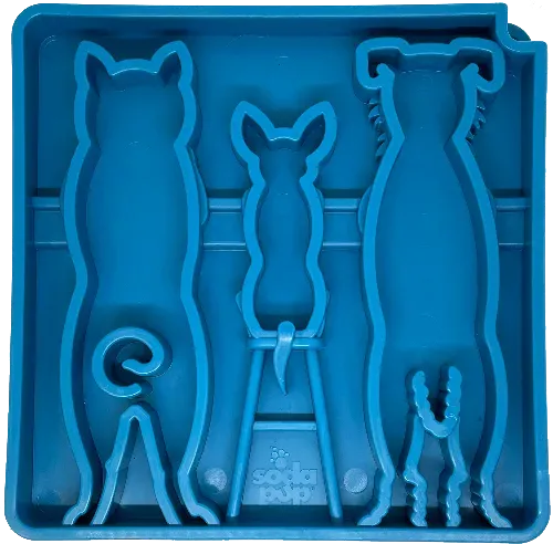 SodaPup Waiting Dogs eTray slow feeder-skål grund