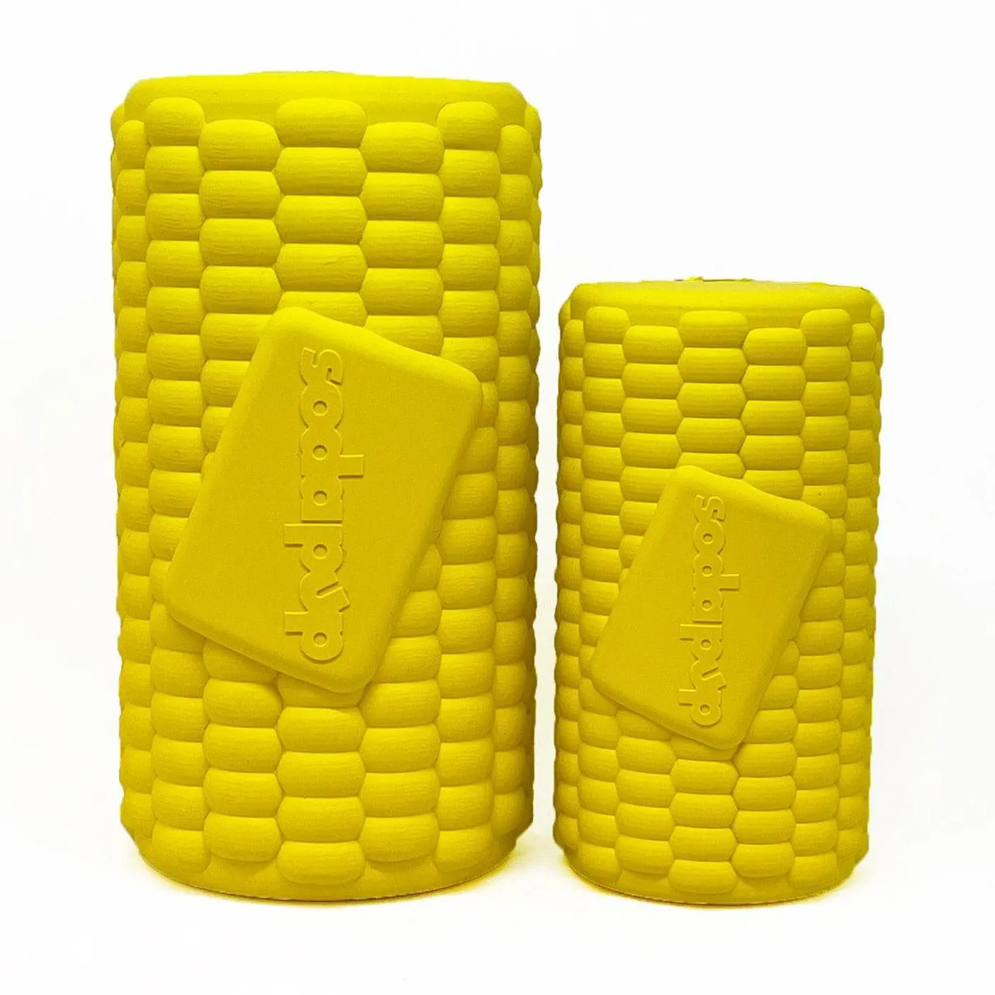 SodaPup Corn on the Cob gummi hundleksak godisgömma majs