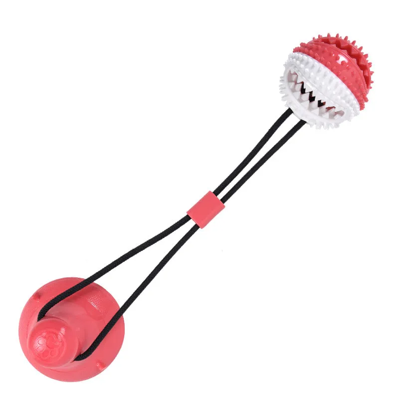Pawtato Treat Dispensing boll hundleksak med rep