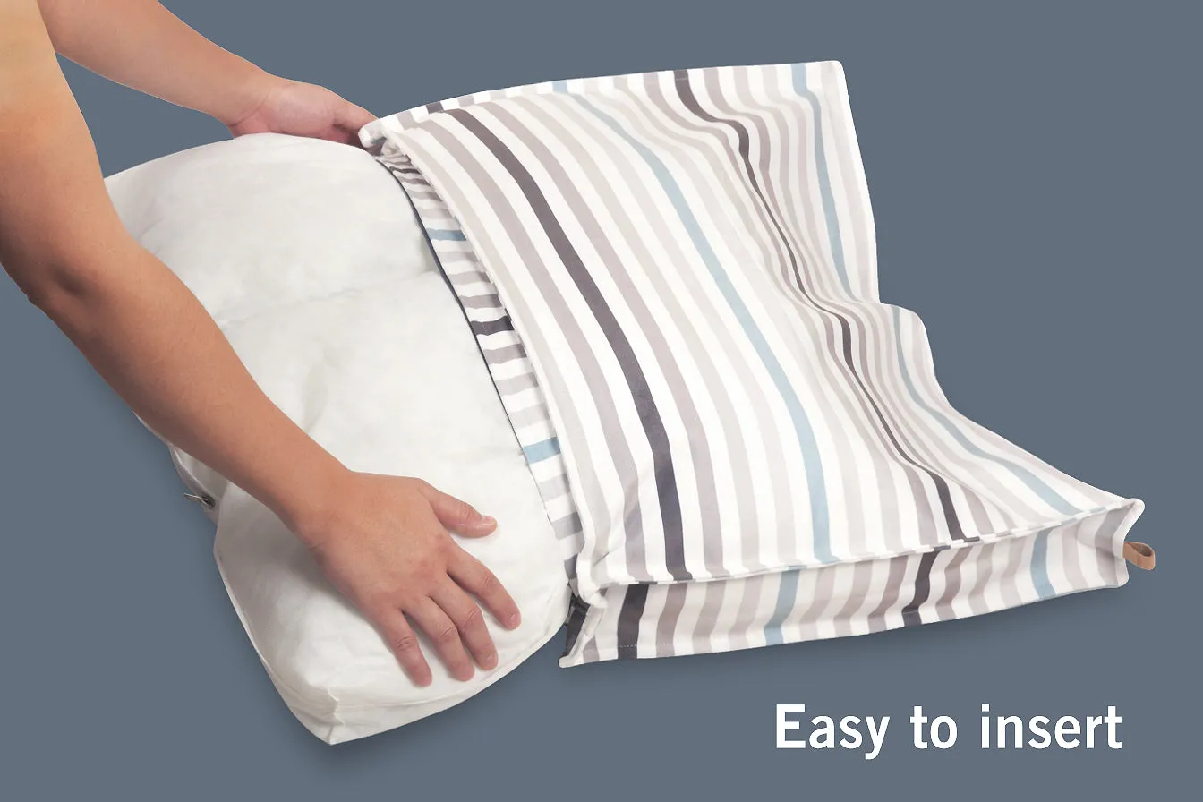 P.L.A.Y. Seaside Boxy Bed hundbädd randig sammet