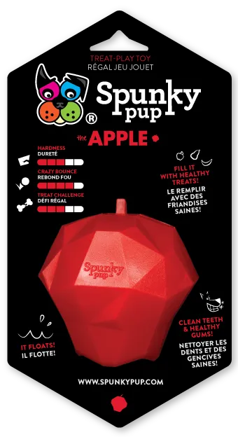 Spunky Pup Fruits Veggies godisleksak hund Banan gummi