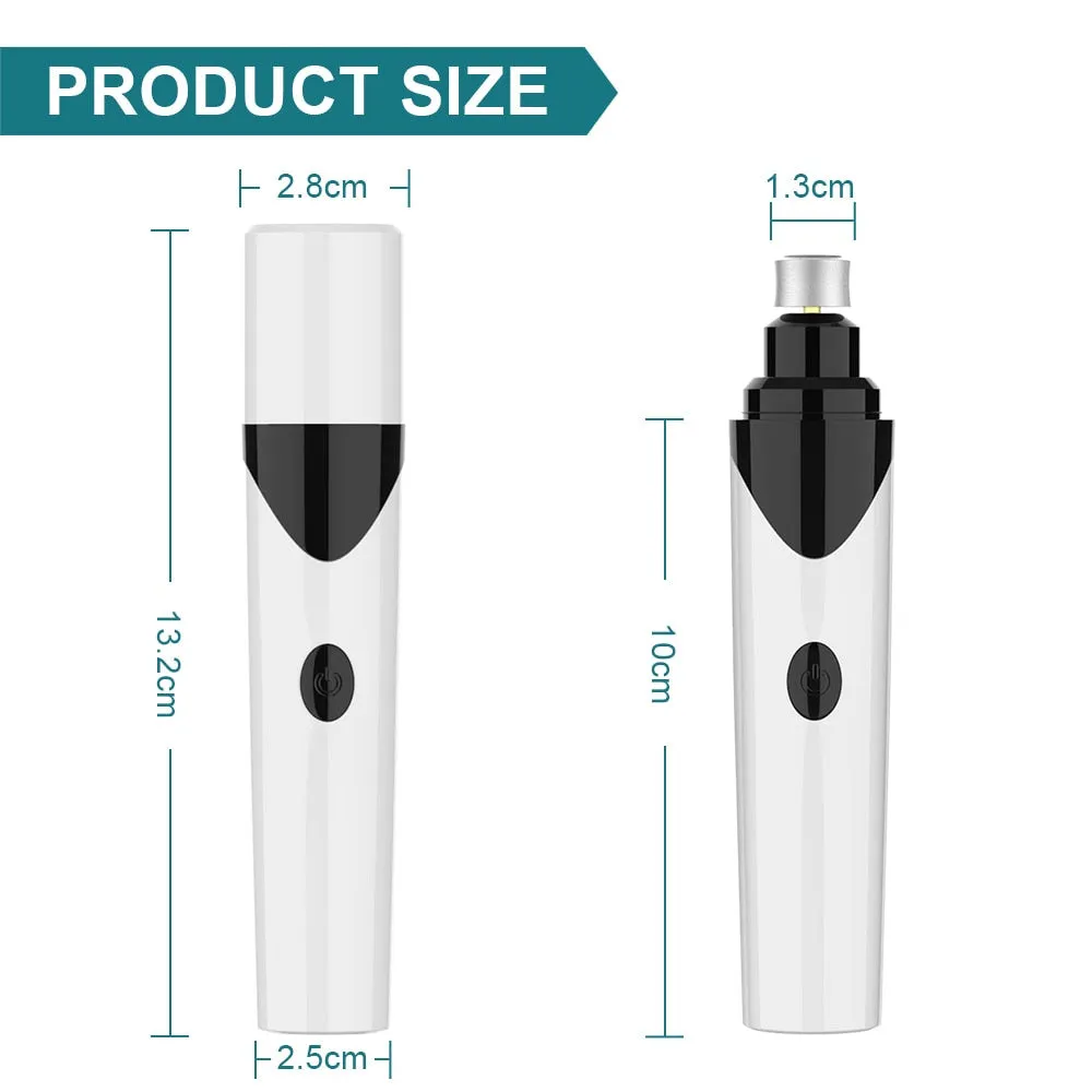 Pawtato Quiet Nail Grinder kloslip små hundar USB