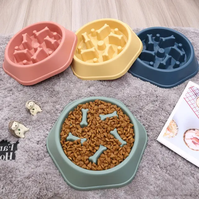 Pawtato Slow Feeder hundskål grön halkfri