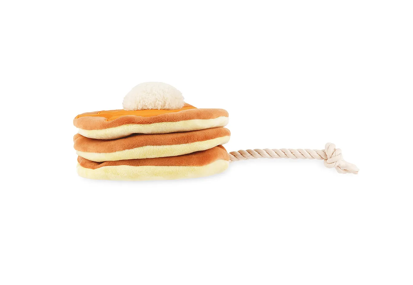 P.L.A.Y. IHOP Pancake Pup Stack hundleksak dragrep