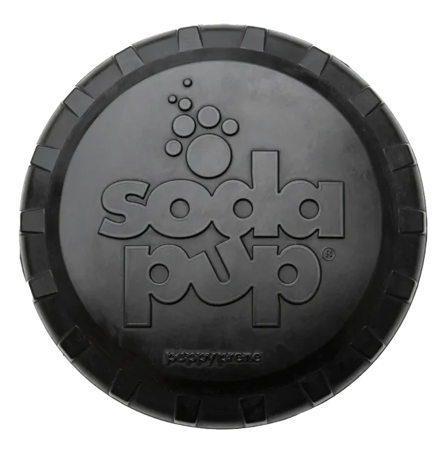 SodaPup Magnum Bottle Top Flyer frisbee large svart