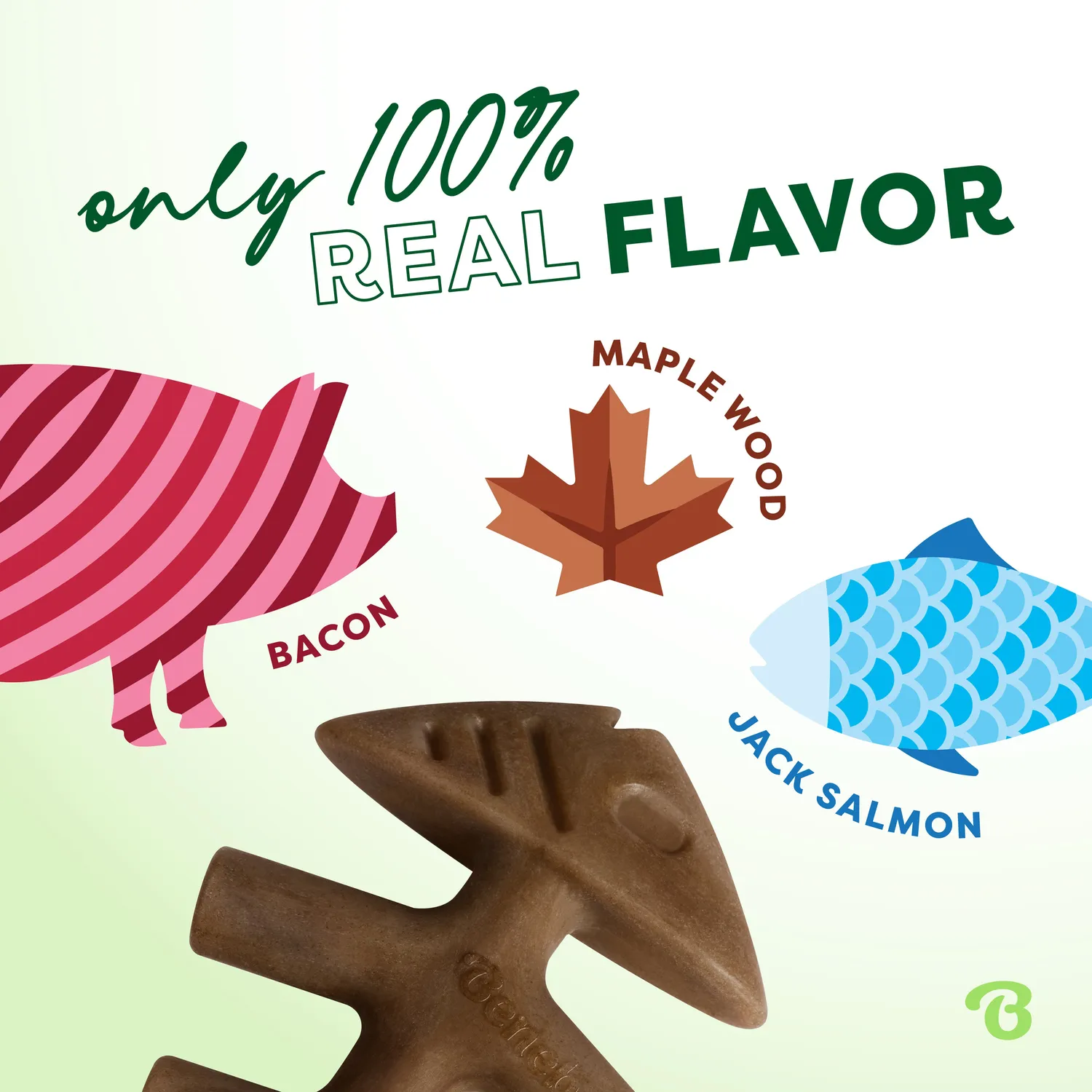 Benebone Classic Chew Collection tuggben 4-pack nylon