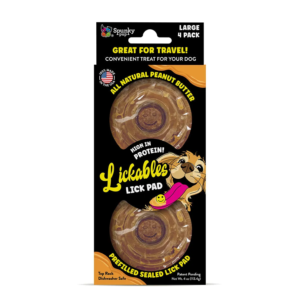 Spunky Pup Lickables slickmatta jordnötssmör 1-pack