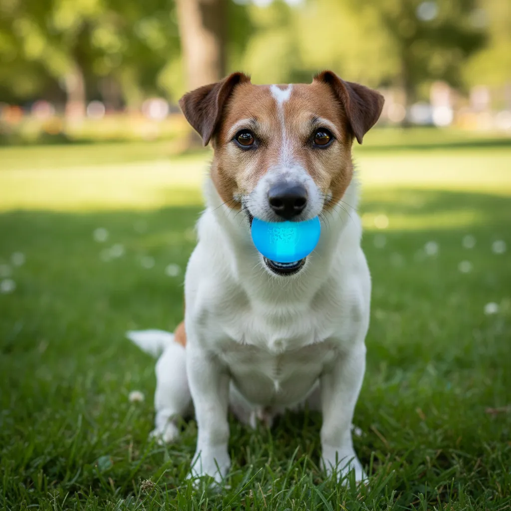 SodaPup Strobe Ball hundboll med ljus flytande