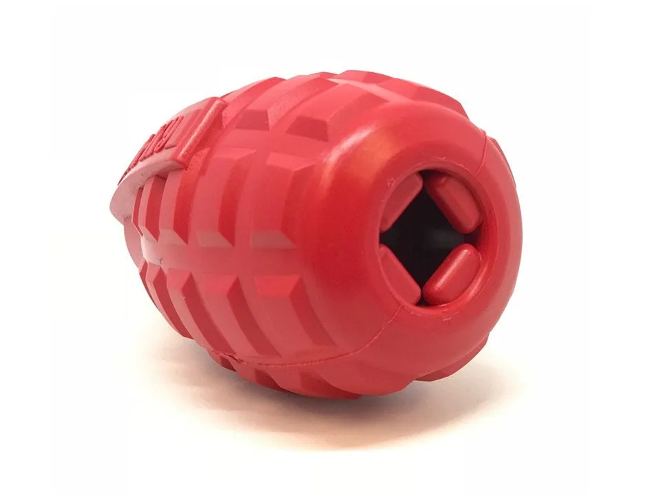 SodaPup USA-K9 Grenade tuggleksak gummi medium röd