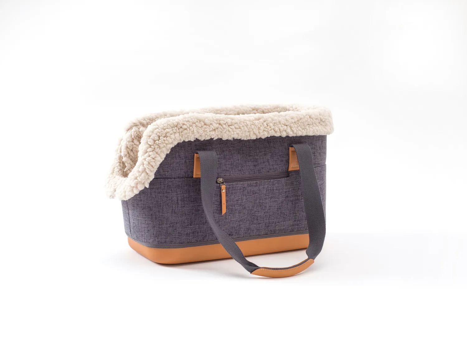 P.L.A.Y. Deluxe Dog Carrier hundväska grå upp till 7kg