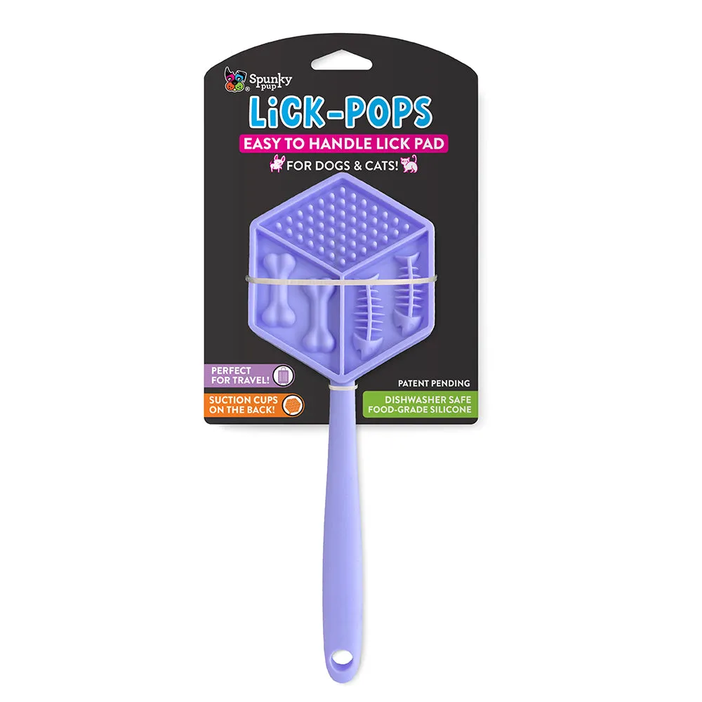 Spunky Pup Lick Pops slickmatta silikon med sugkopp