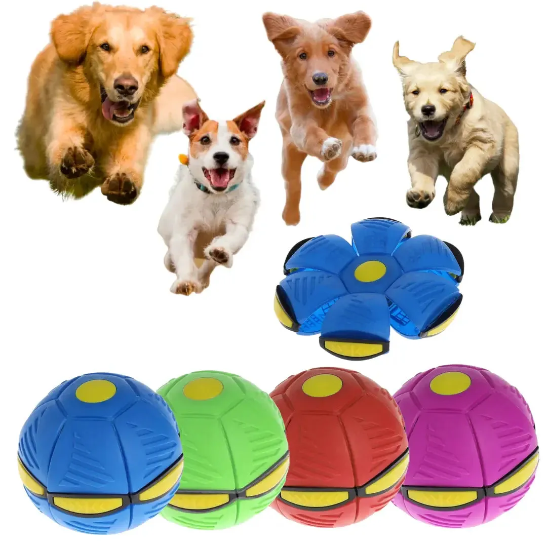 Pawtato Light-Up Flying Saucer hundleksak studs med ljus