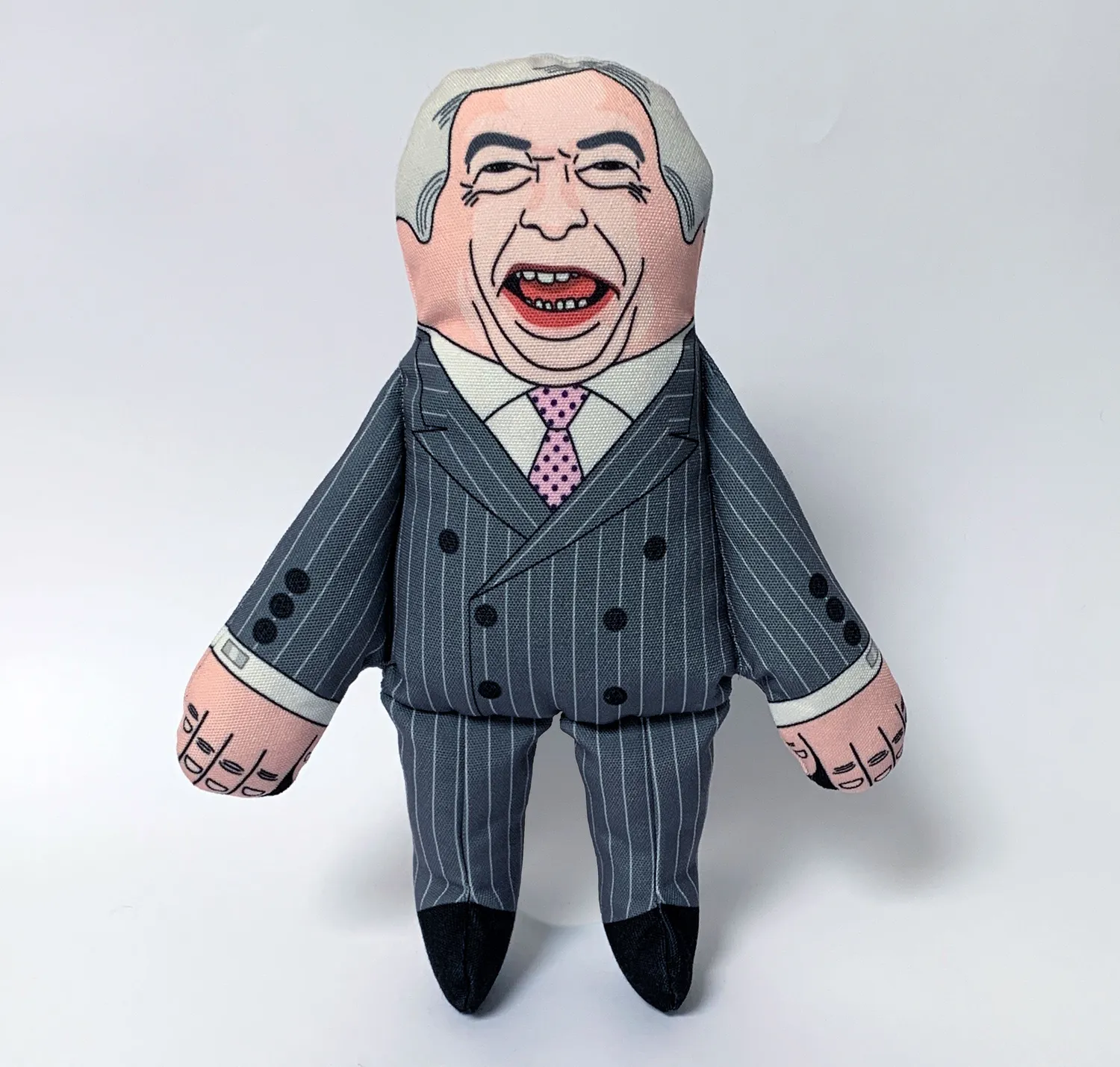 Pet Hates Toys Nigel Farage hundleksak Regular med pip
