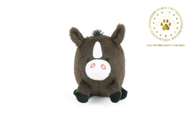 P.L.A.Y. Barnyard Buddies Harley Horse hundleksak large pip