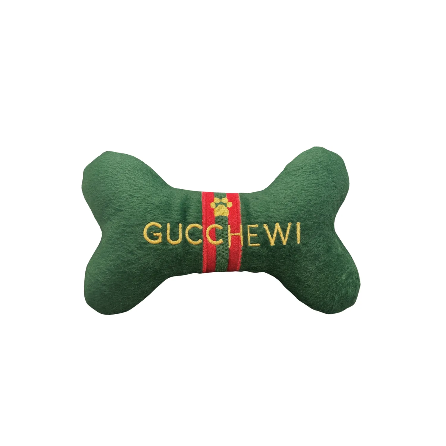 Dog Diggin Designs Gucchewi Verde Foresta ben hundleksak grön