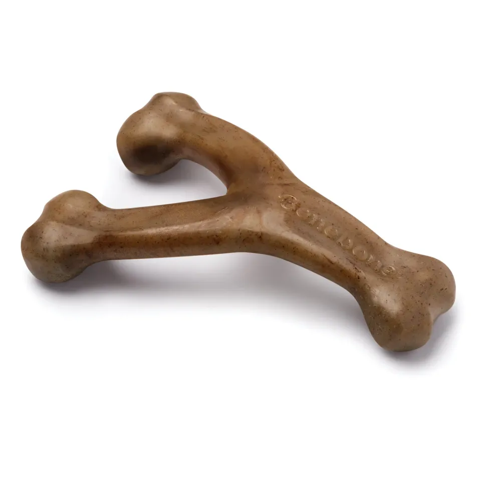 Benebone Wishbone tuggben Medium bacon nylon