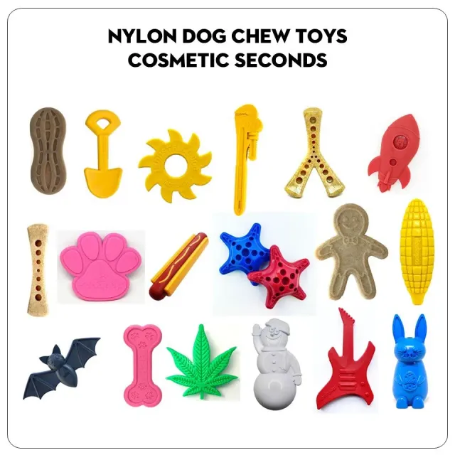 SodaPup Nylon tuggben hund 20-pack B-grade bulk