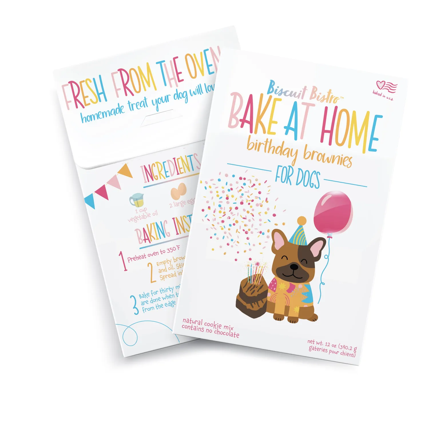 Spunky Pup Bake at Home Kits hundkex Celebration Cookies