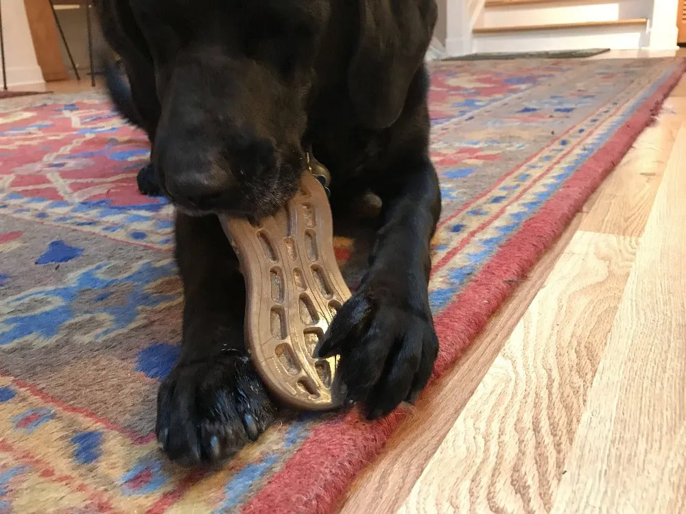 SodaPup Peanut eChew tuggleksak brun nylon jordnöt