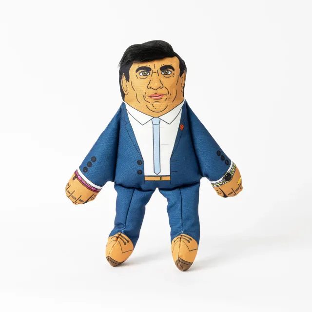 Pet Hates Toys Rishi Sunak hundleksak med pip
