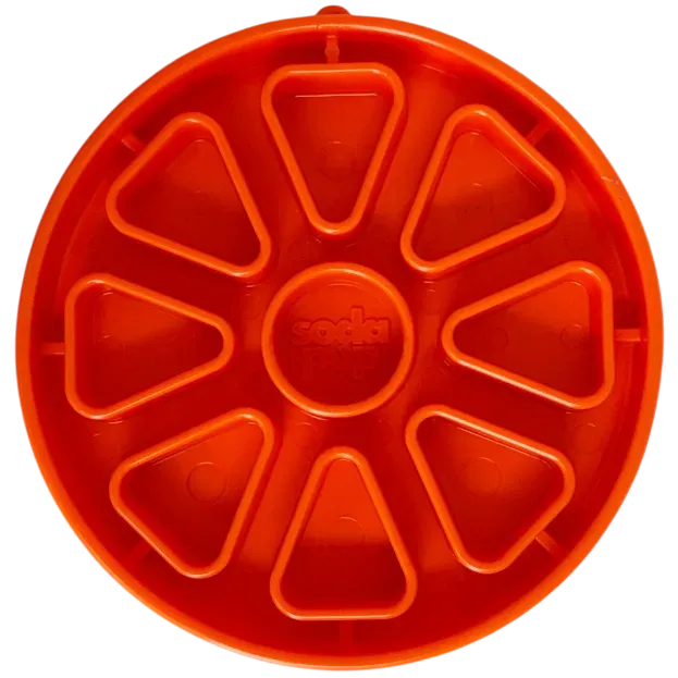 SodaPup Citrus eTray slickmatta orange 2,25 cups grund