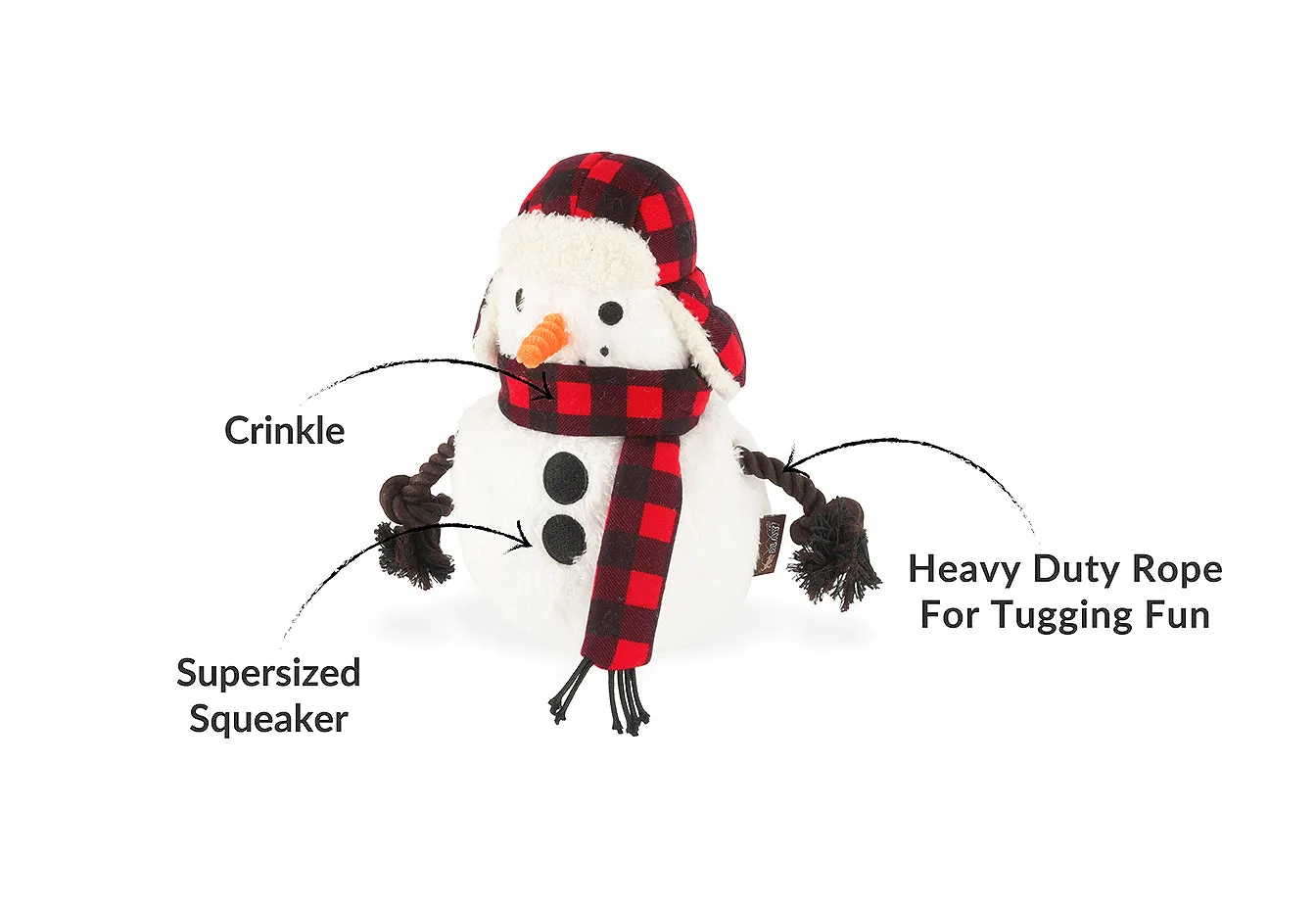P.L.A.Y. Home for the Holidays Blizzard Buddy hundplysch pip