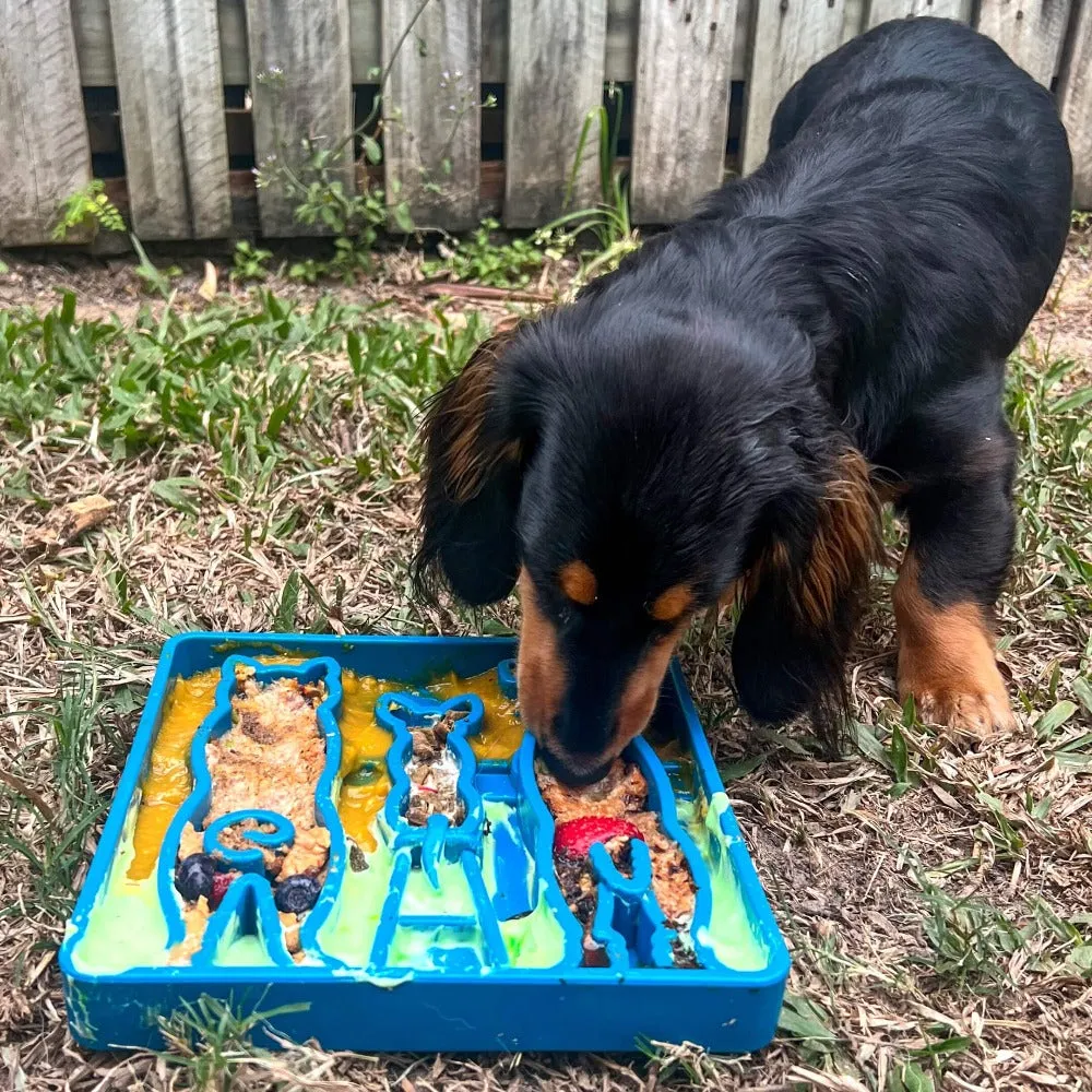 SodaPup Waiting Dogs eTray slow feeder-skål grund