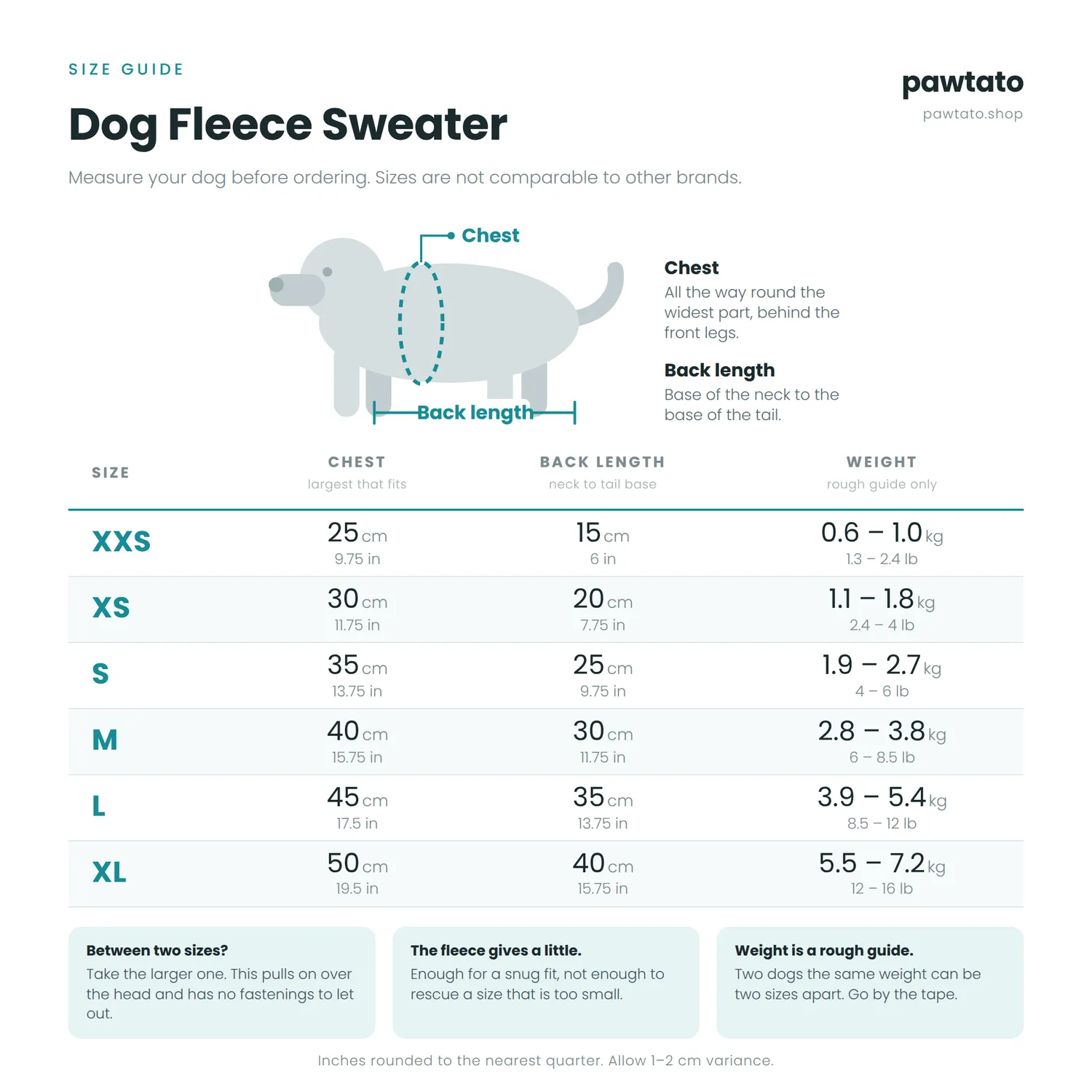 Pawtato Embroidered hundtröja kanin fleece XS