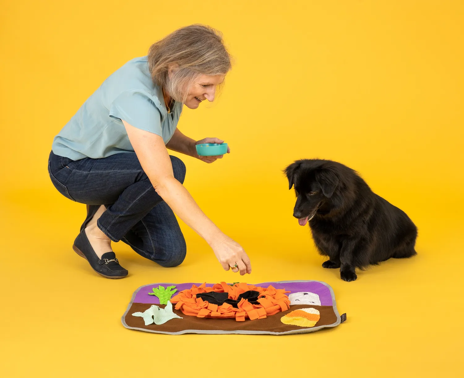 P.L.A.Y. Halloween Snuffle Mat snuffelmatta hund flerfärgad