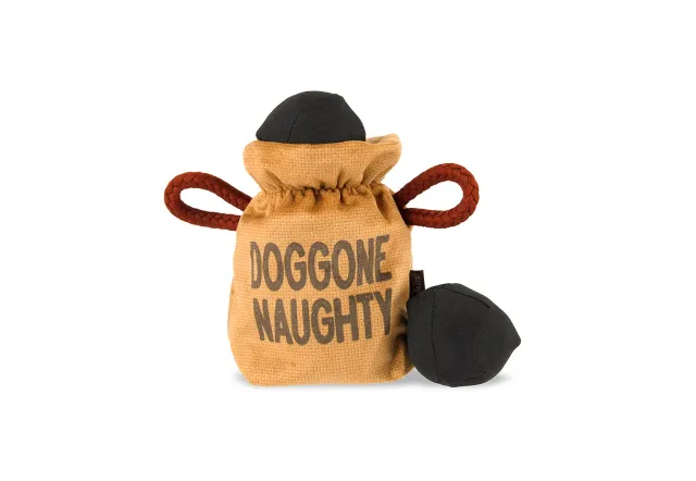 P.L.A.Y. Home for the Holidays Fur-ever Naughty mjuk hundleksak kol