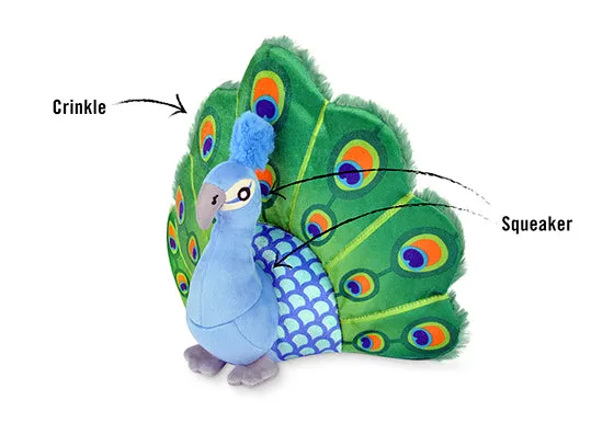 P.L.A.Y. Fetching Flock Percy Peacock hundleksak prassel