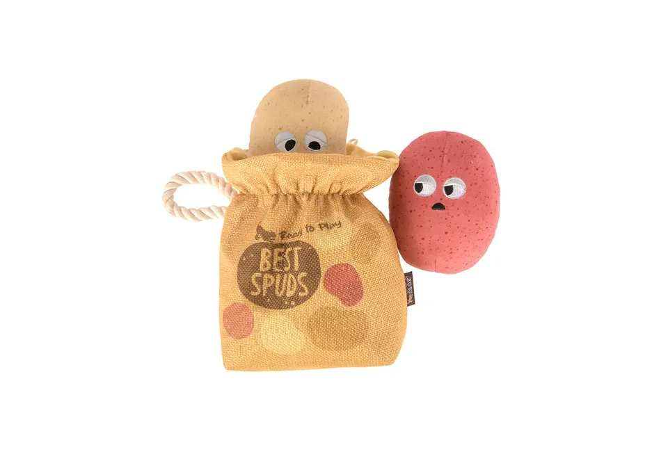 P.L.A.Y. Picked Fresh Potato Pals hundleksak 3-i-1 med pip