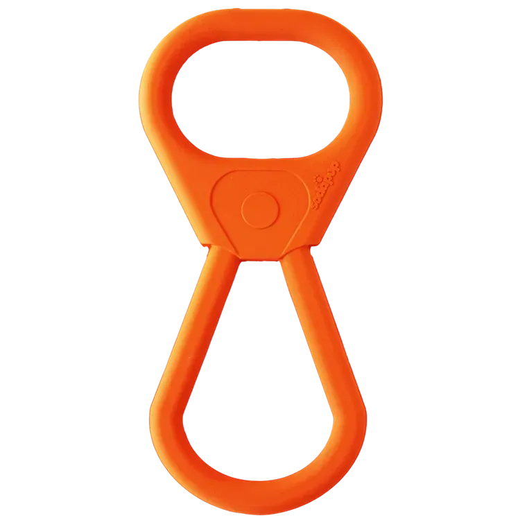SodaPup Pop Top Tug Toy dragleksak naturgummi kraftig