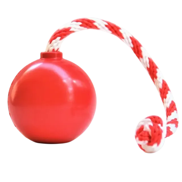 SodaPup USA-K9 Cherry Bomb tuggleksak large röd för starka tuggare