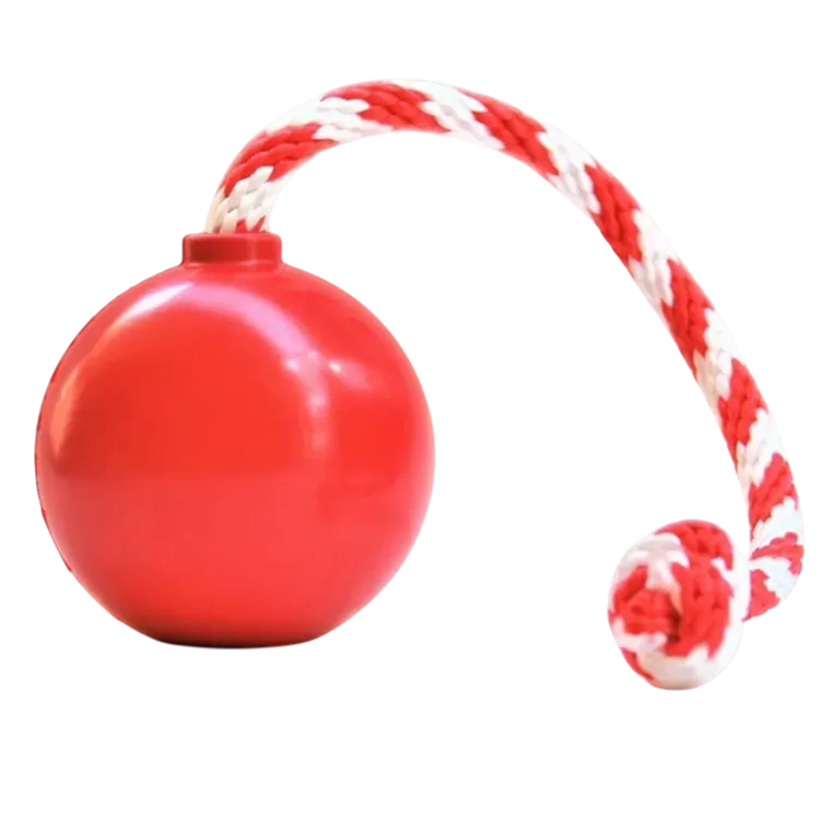 SodaPup USA-K9 Cherry Bomb tuggleksak large röd för starka tuggare