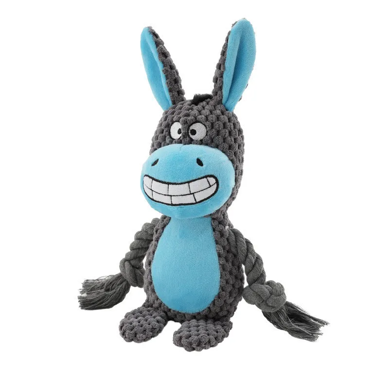 Pawtato Squeaky Crinkle kampleksak räv med pip