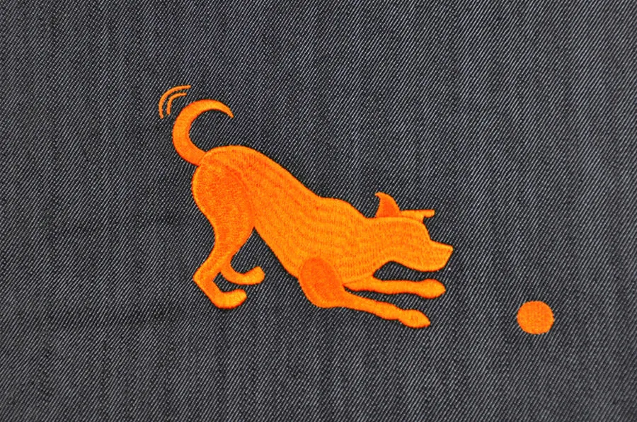 P.L.A.Y. Urban Denim överdrag hundsäng denimblå slitstark