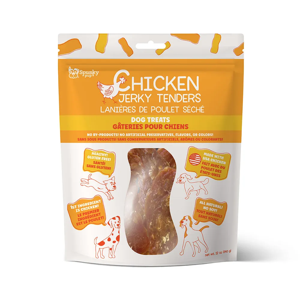 Spunky Pup Chicken Jerky Tenders hundgodis kyckling 12 oz