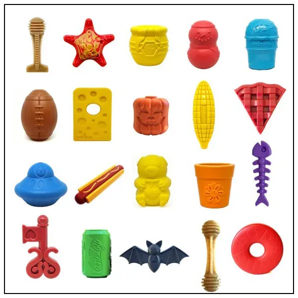 SodaPup Mix gummi nylon hundleksak Medium Large 20-pack