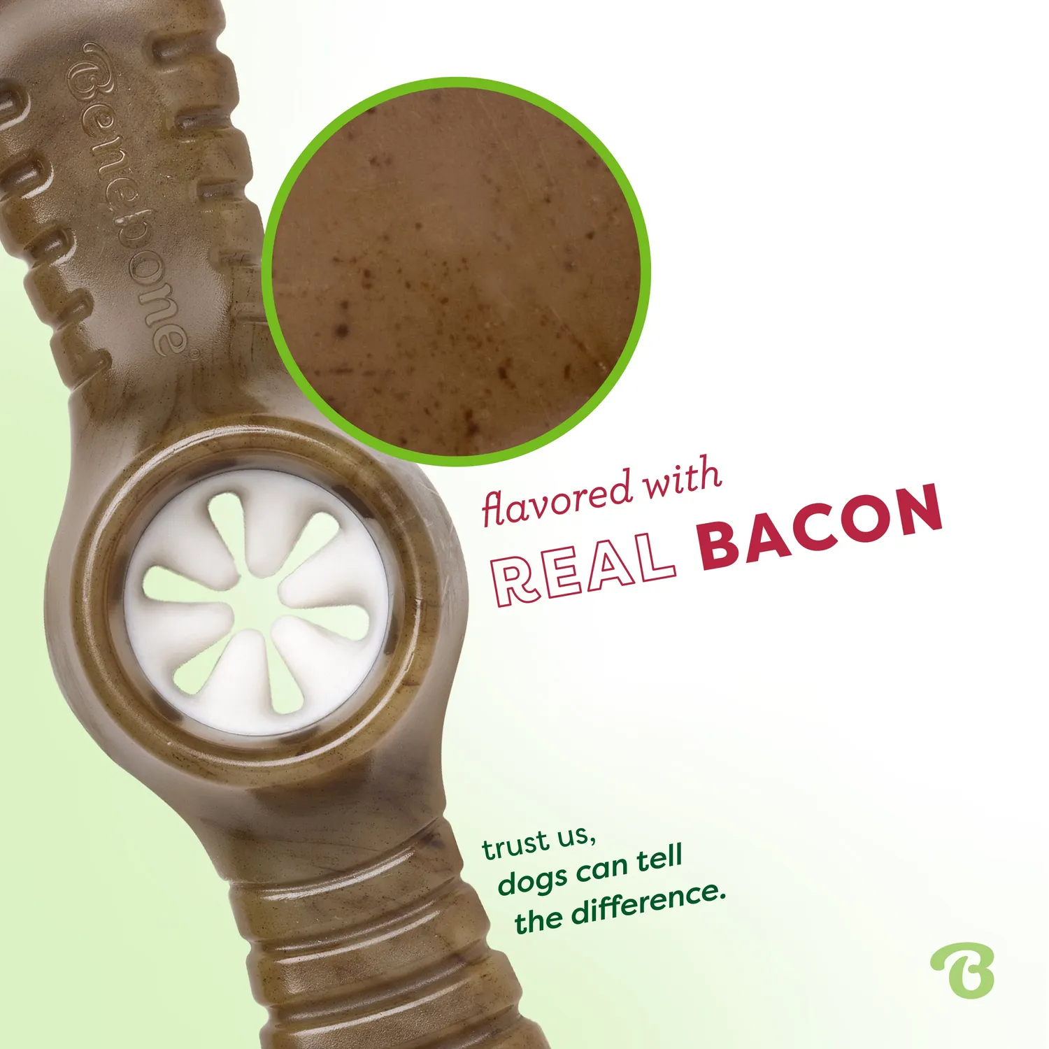 Benebone Pawplexer tuggleksak bacon Medium