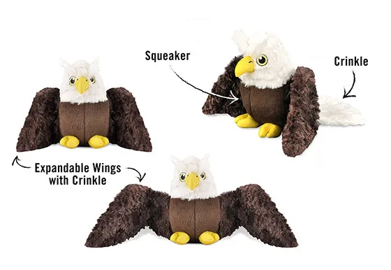 P.L.A.Y. Fetching Flock Edgar the Eagle hundleksak stor brun