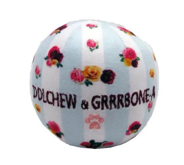 Dog Diggin Designs Dolchew Grrrbone-A hundleksak boll mjuk