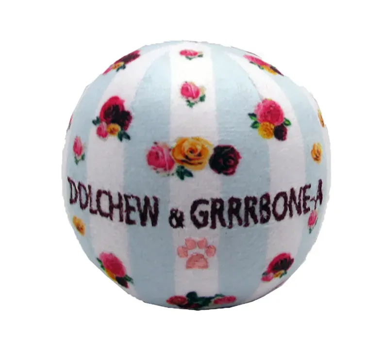 Dog Diggin Designs Dolchew Grrrbone-A hundleksak boll mjuk