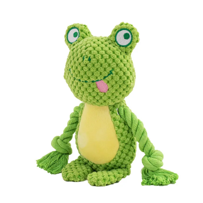 Pawtato Squeaky Crinkle kampleksak räv med pip