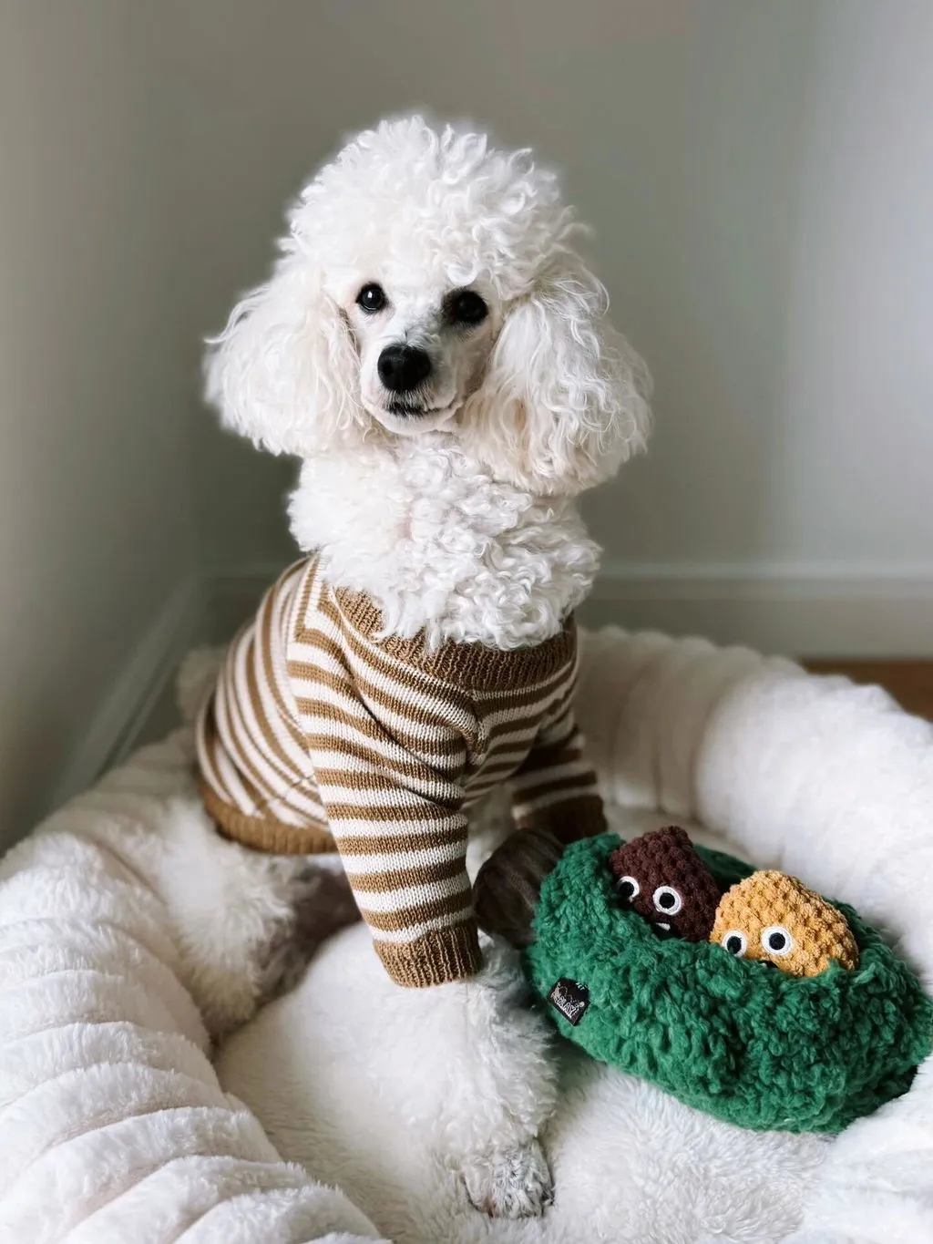 P.L.A.Y. Pine Pals hundleksak gömma godis med pip