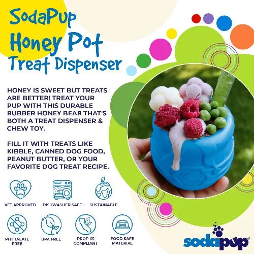 SodaPup eCup Honey Pot aktiveringsleksak Large grön