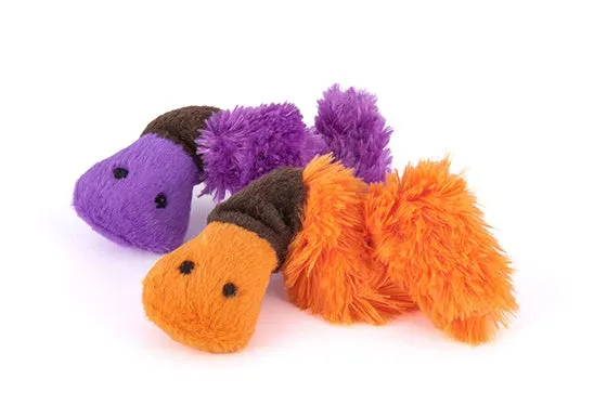 P.L.A.Y. Feline Frenzy Wiggly Wormies kattleksak 2-pack prassel