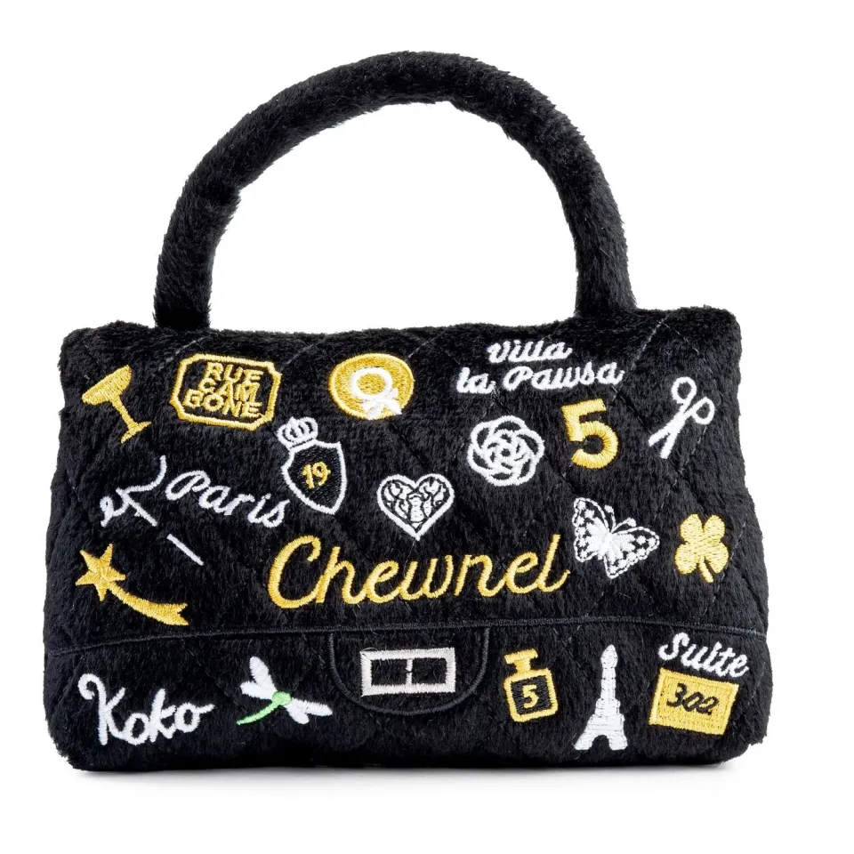 Dog Diggin Designs Koko Paris Charme Purse hundleksak plysch