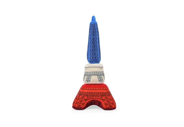 P.L.A.Y. Totally Touristy Eiffel Tower hundleksak pip mjuk